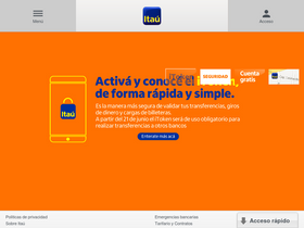 'itau.com.py' screenshot