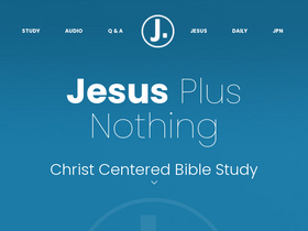 'jesusplusnothing.com' screenshot