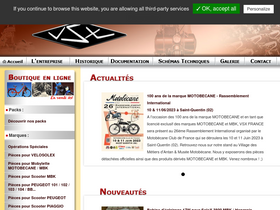'solex-motobecane.com' screenshot