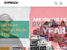 'gyprock.com.au' screenshot