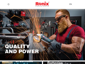 'ronixtools.com' screenshot