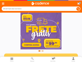 'cadence.com.br' screenshot