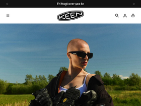 KEEN  homepage screenshot
