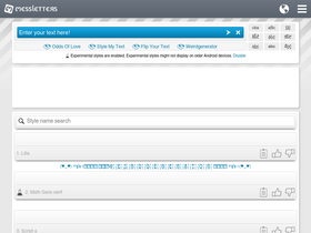 'messletters.com' screenshot