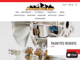 boondockers.com homepage screenshot