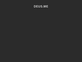 'deus.me' screenshot
