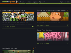 'cheapassgamer.com' screenshot