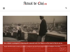 'actualdecluj.ro' screenshot