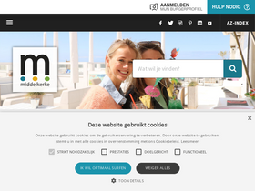 'middelkerke.be' screenshot