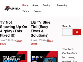 'thetechgorilla.com' screenshot
