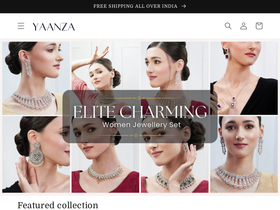 yaanza.com homepage screenshot