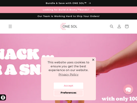 'onesol.com' screenshot