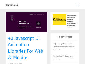 'bashooka.com' screenshot