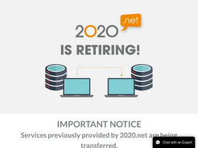 '2020.net' screenshot