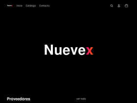 NueveX homepage screenshot