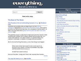 'everything2.com' screenshot