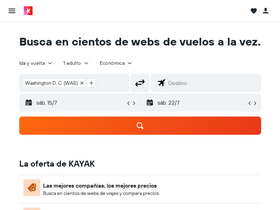 'kayak.bo' screenshot