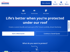 'amfam.com' screenshot