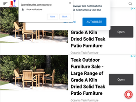 'journaletudes.com' screenshot