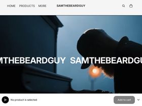 samgarnermusic.com homepage screenshot