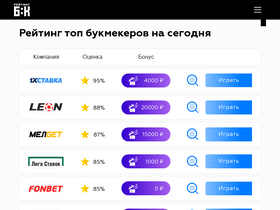 'bookmakers-rank.ru' screenshot
