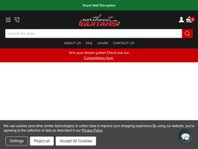 'northwestguitars.co.uk' screenshot
