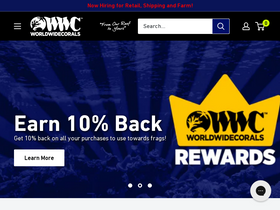 'worldwidecorals.com' screenshot