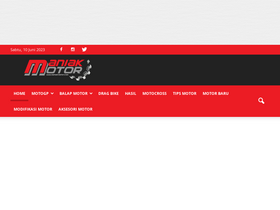 'maniakmotor.com' screenshot