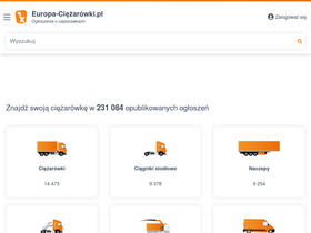 'europa-ciezarowki.pl' screenshot