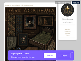 Dark Academia — Sims4Luxury