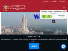 'sa.au.edu' screenshot