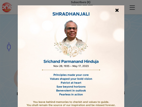 'onebroadband.in' screenshot