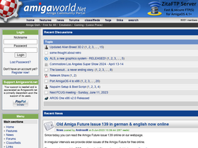 'amigaworld.net' screenshot