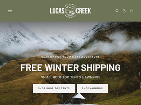 lucascreek.co.nz homepage screenshot