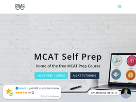 'mcatselfprep.com' screenshot