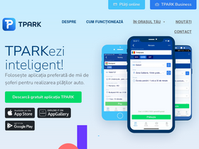 'tpark.io' screenshot