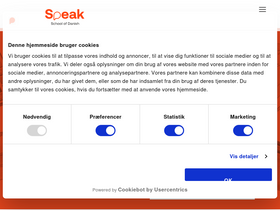 'speakspeak.dk' screenshot