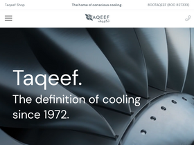 'taqeef.com' screenshot