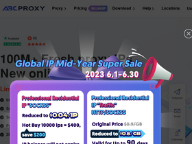'abcproxy.com' screenshot