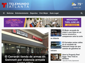 'telemundoatlanta.com' screenshot