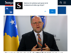 'sinjali.com' screenshot