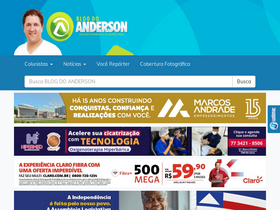 'blogdoanderson.com' screenshot