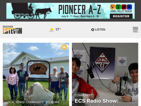 'discoverestevan.com' screenshot