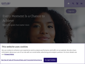 'kaplan.com' screenshot