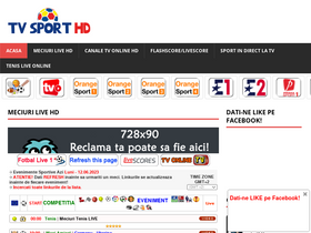 'tv-sport-hd.com' screenshot