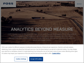 'fossanalytics.com' screenshot
