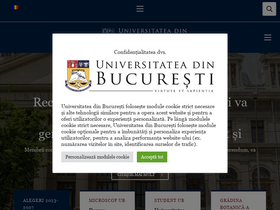 'unibuc.ro' screenshot