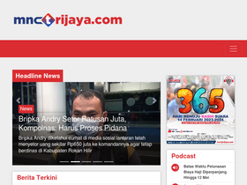 'mnctrijaya.com' screenshot