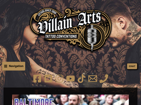 'villainarts.com' screenshot