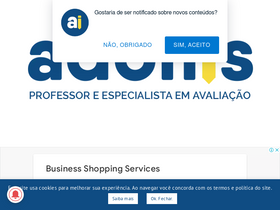 'adonisdutra.com.br' screenshot